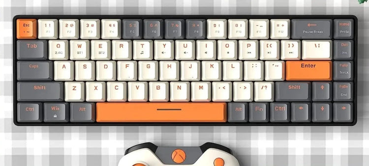 Compact Wireless Mechanical Keyboard with Dual Mode for PC PS4 Xbox iPhone iPad - My Own Cosmos