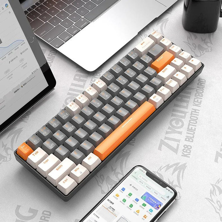 Compact Wireless Mechanical Keyboard with Dual Mode for PC PS4 Xbox iPhone iPad - My Own Cosmos