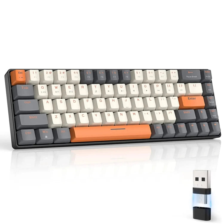 Compact Wireless Mechanical Keyboard with Dual Mode for PC PS4 Xbox iPhone iPad - My Own Cosmos