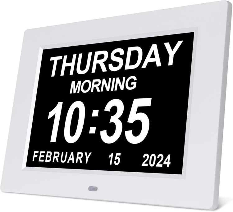 Dementia Care Clock Extra - Large Digital Display for Seniors - My Own Cosmos