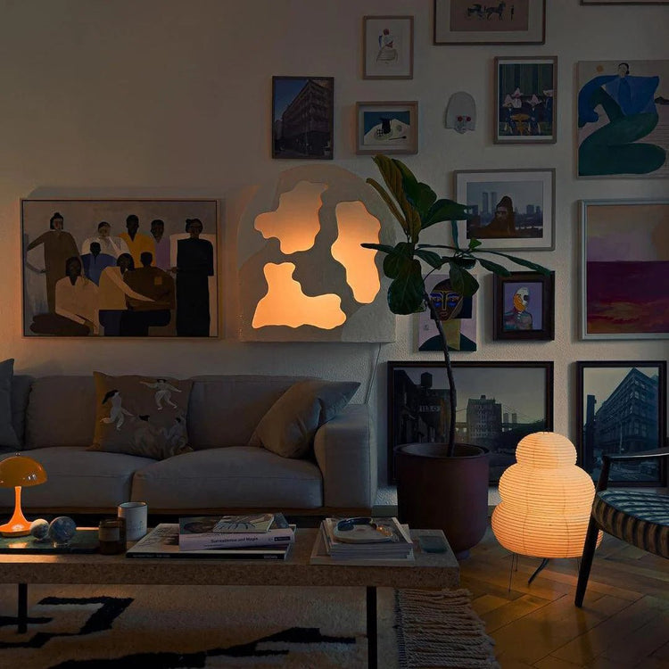 Elegant Noguchi Japanese Tower Lamp - My Own Cosmos
