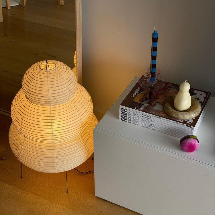 Elegant Noguchi Japanese Tower Lamp - My Own Cosmos