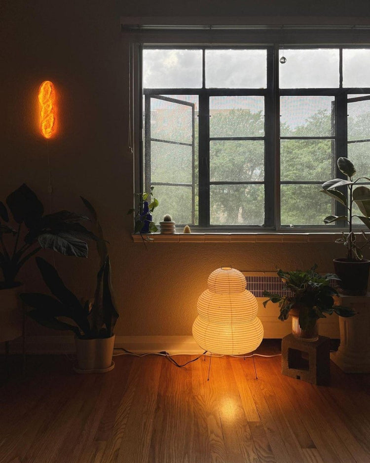 Elegant Noguchi Japanese Tower Lamp - My Own Cosmos
