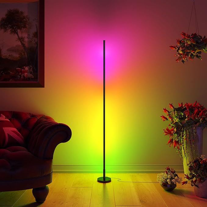 Modern Audio Sync LED Floor Corner Standing Light - My Own Cosmos