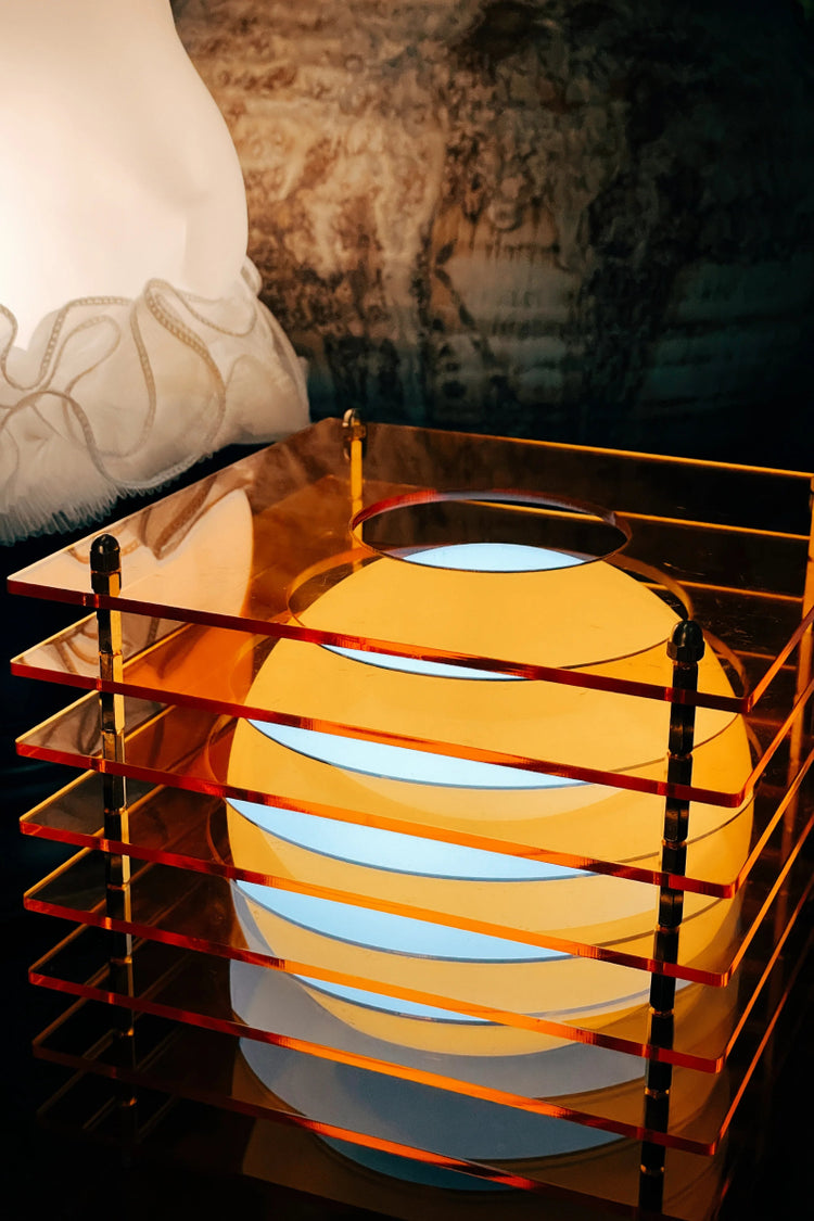 Modern Geometric Cage Mood Lamp - My Own Cosmos