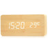 Wooden Digital Alarm Clock with Temperature Display - My Own Cosmos
