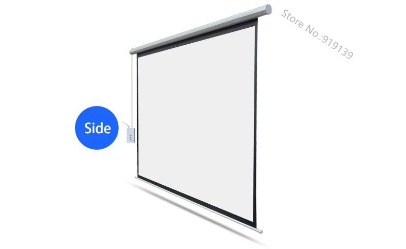100" Electric Projection Screen with Remote - My Own Cosmos