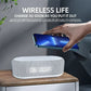15W Fast Wireless Charging Alarm Clock with LED Night Light & USB Port - My Own Cosmos