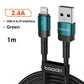 2.4A Fast Charging Flex USB Cable for iPhone - My Own Cosmos