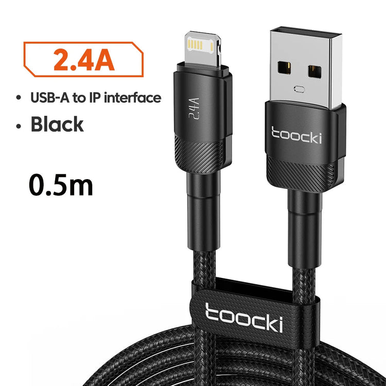 2.4A Fast Charging Flex USB Cable for iPhone - My Own Cosmos