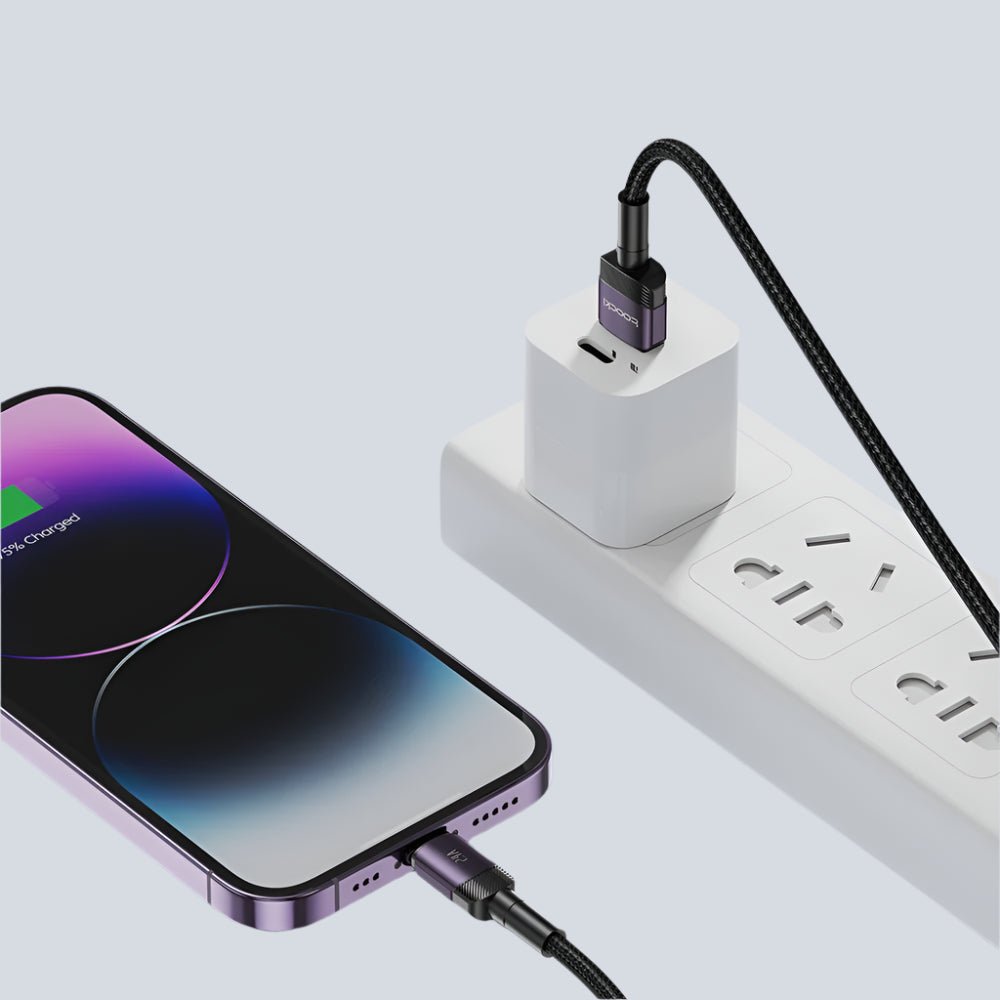 2.4A Fast Charging Flex USB Cable for iPhone - My Own Cosmos