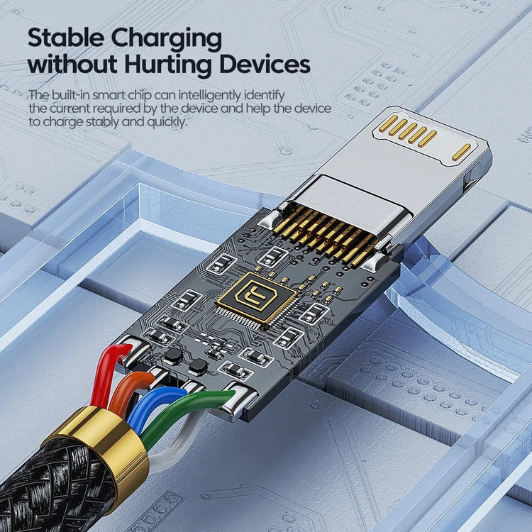 2.4A Fast Charging Flex USB Cable for iPhone - My Own Cosmos
