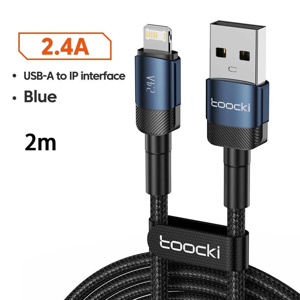 2.4A Fast Charging Flex USB Cable for iPhone - My Own Cosmos