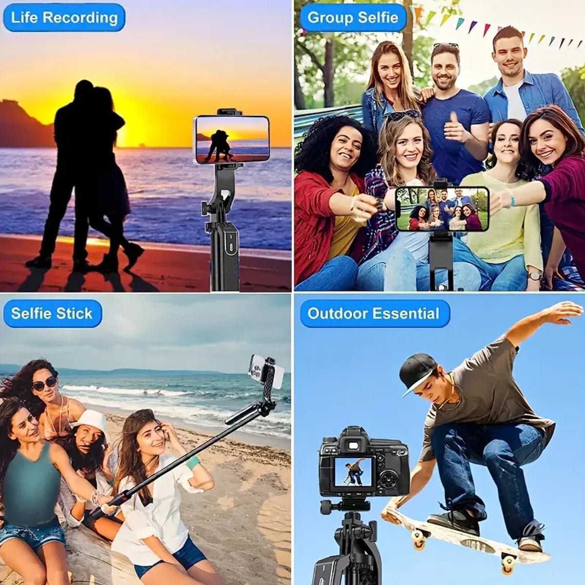 360° Rotating Tripod with Wireless Remote - My Own Cosmos