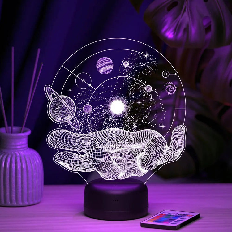 3D Optical Illusion Lamp Handheld Universe - My Own Cosmos