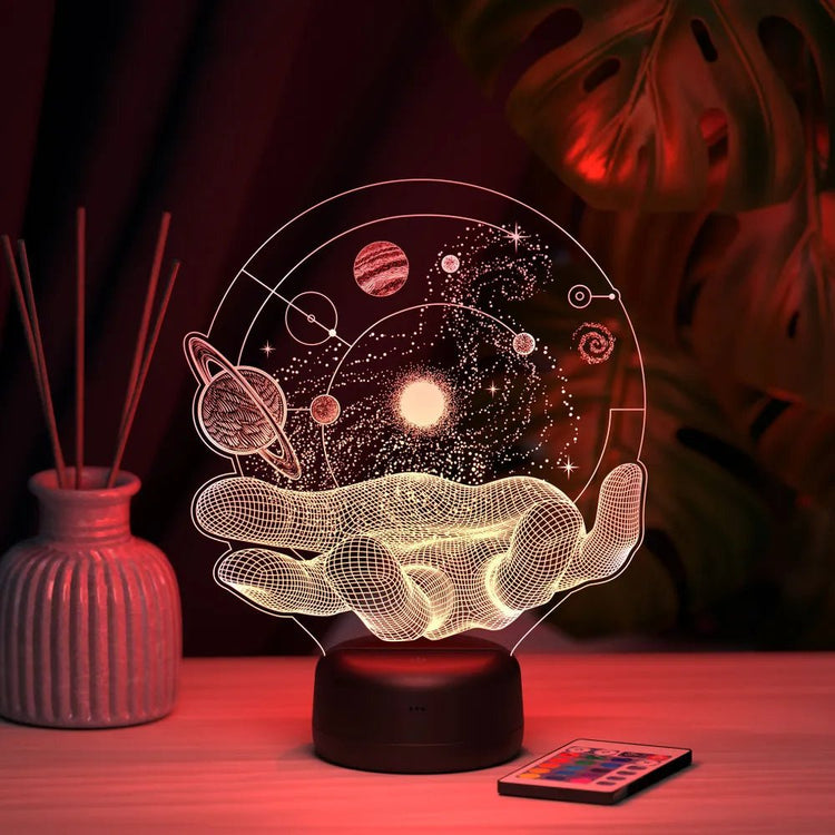 3D Optical Illusion Lamp Handheld Universe - My Own Cosmos