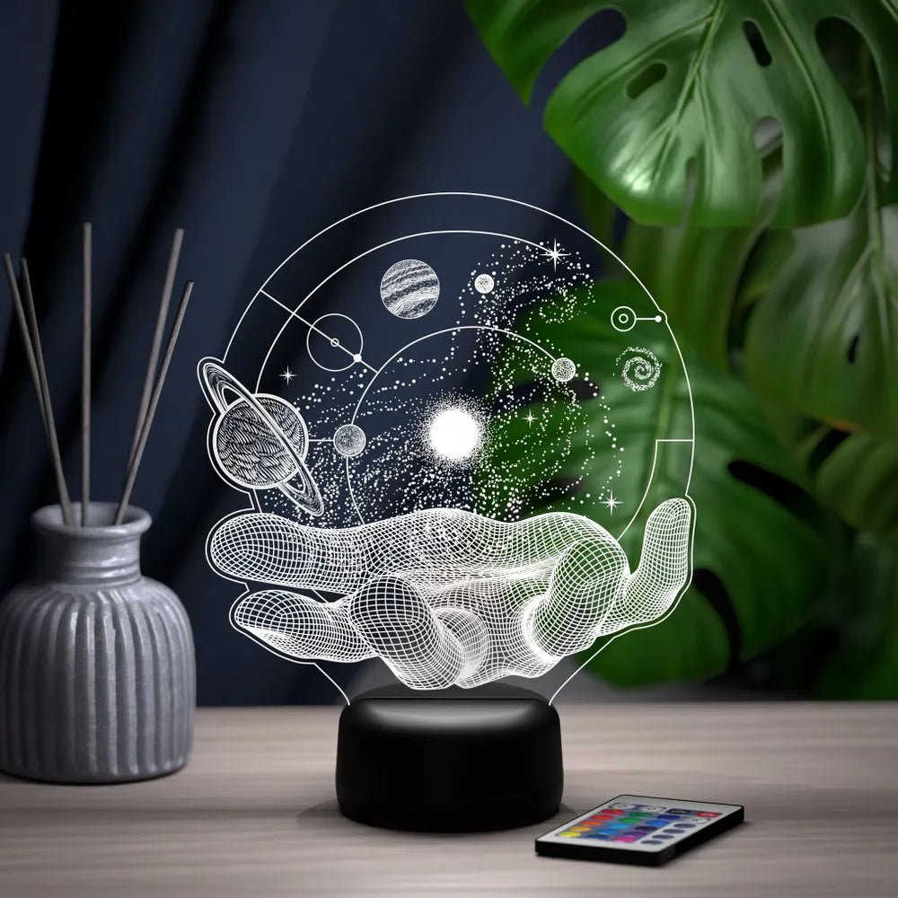 3D Optical Illusion Lamp Handheld Universe - My Own Cosmos