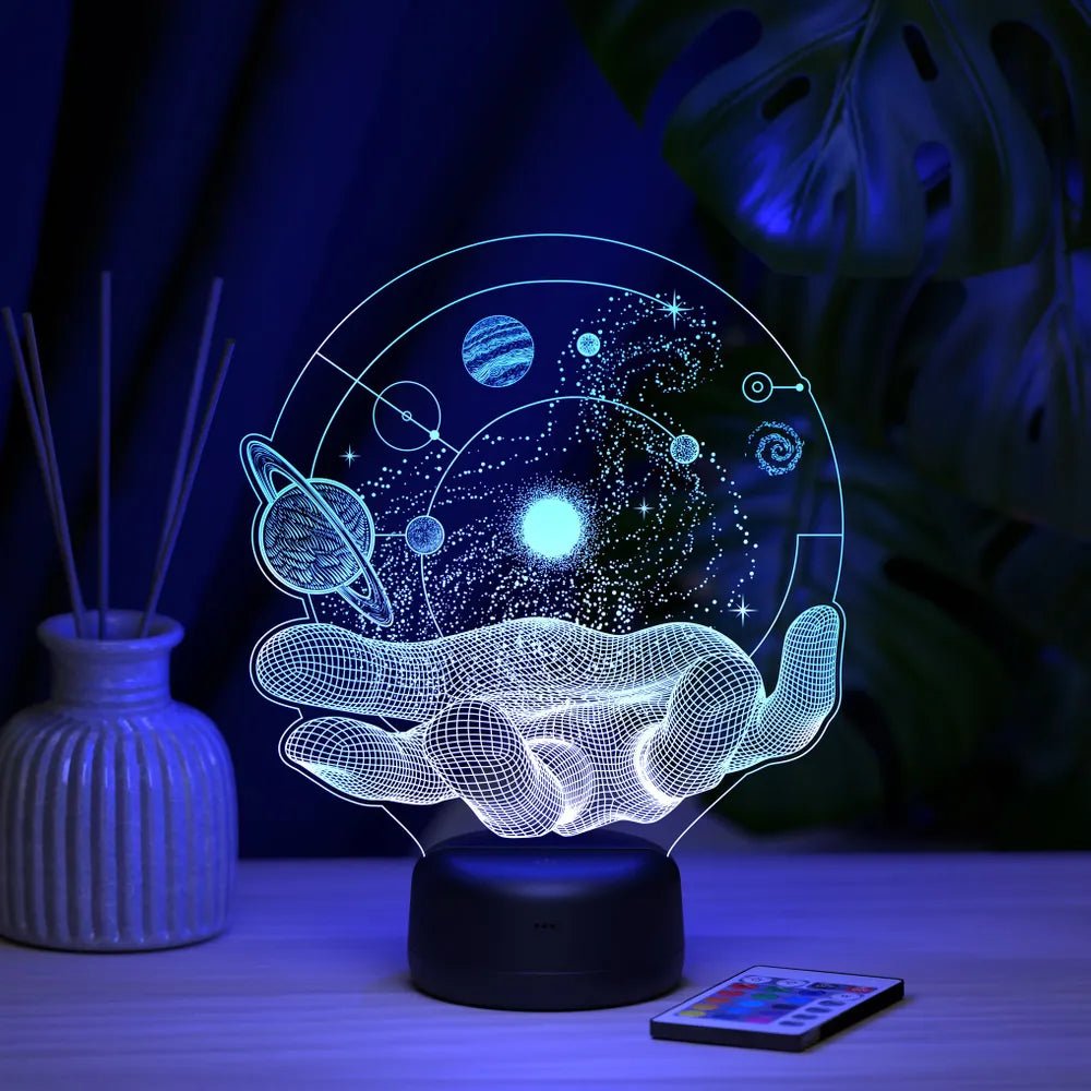 3D Optical Illusion Lamp Handheld Universe - My Own Cosmos