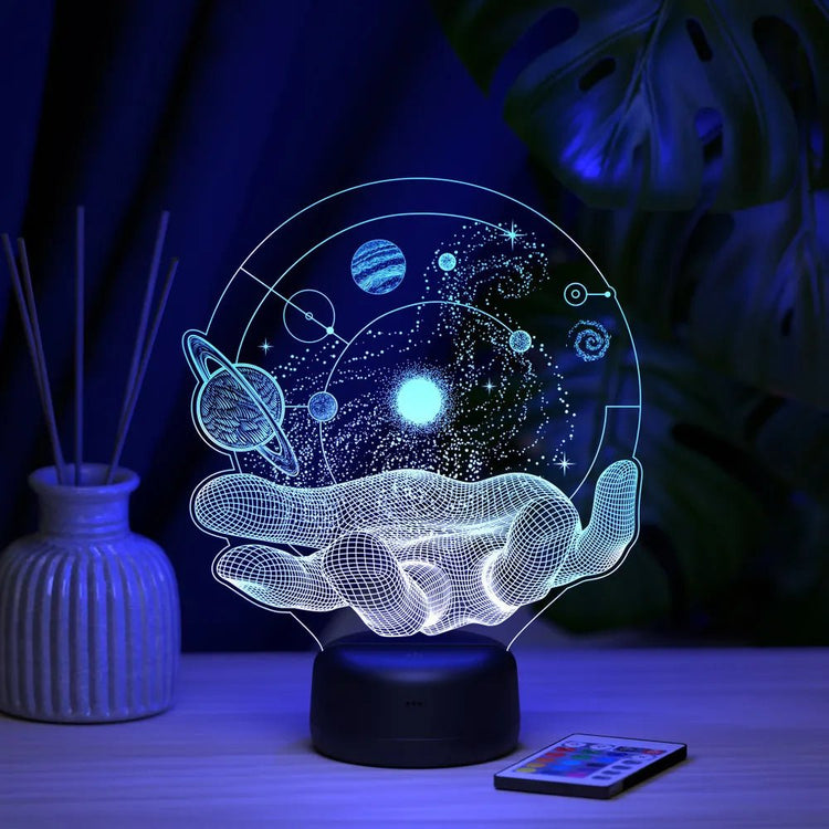 3D Optical Illusion Lamp Handheld Universe - My Own Cosmos