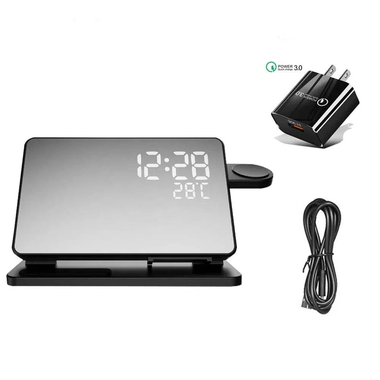 4 in 1 Alarm Clock with Wireless Fast Charger - My Own Cosmos