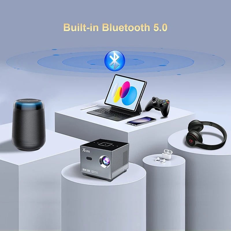 8K/4K Portable Smart Projector with Voice Control - My Own Cosmos