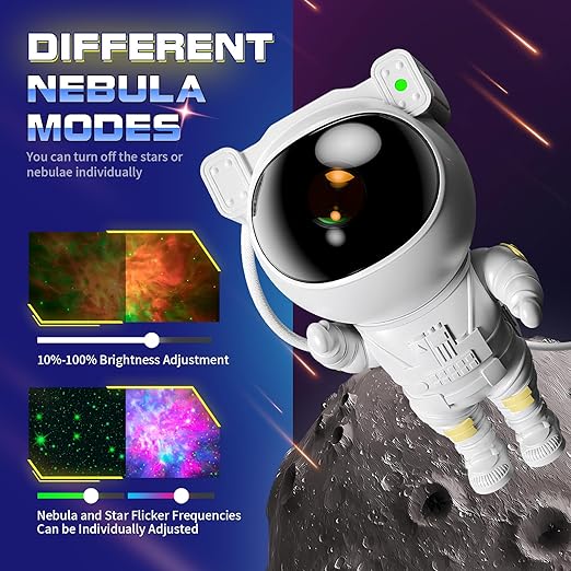 Astronaut Galaxy Star Projector - Nebula LED Light - My Own Cosmos