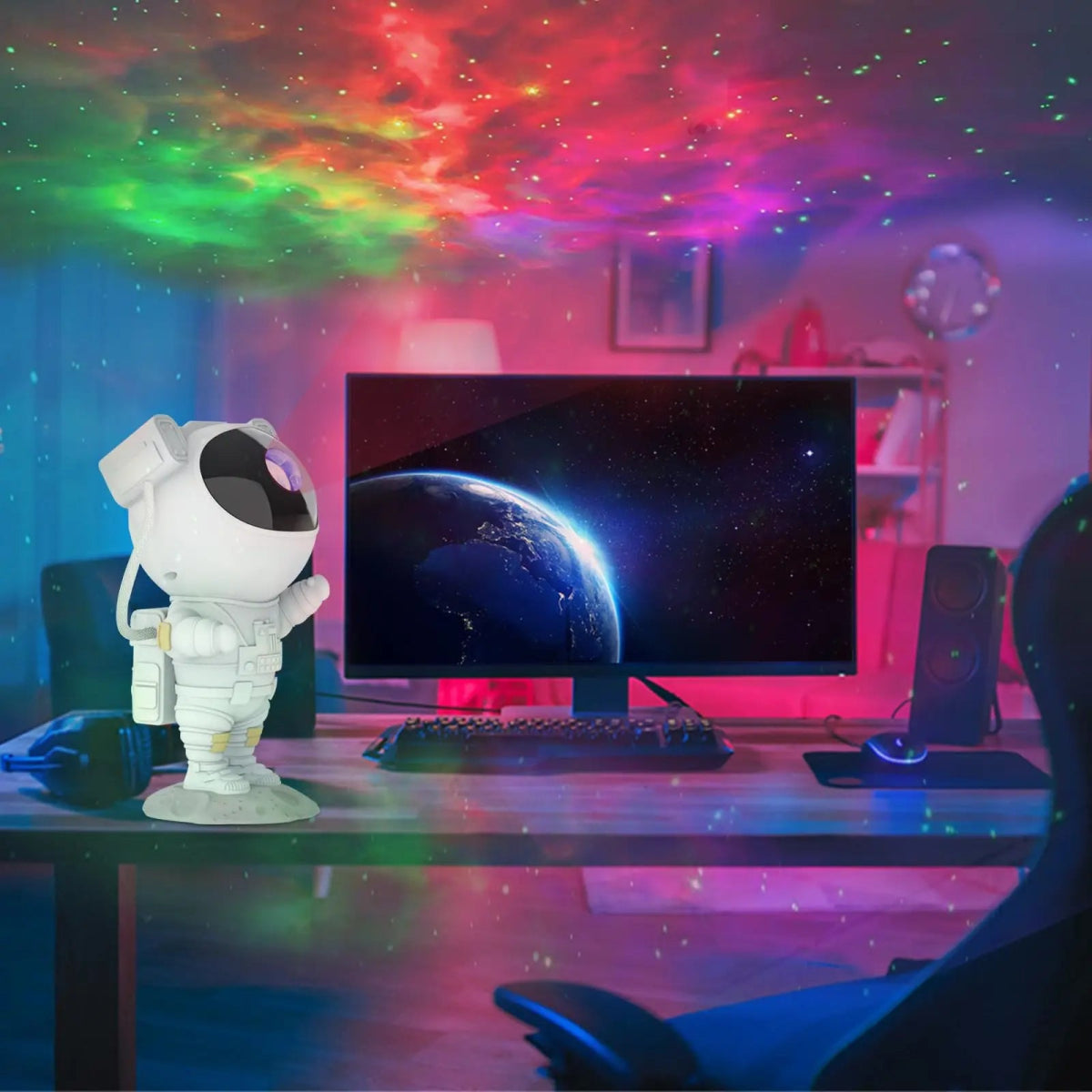 Astronaut Galaxy Star Projector - Nebula LED Light - My Own Cosmos