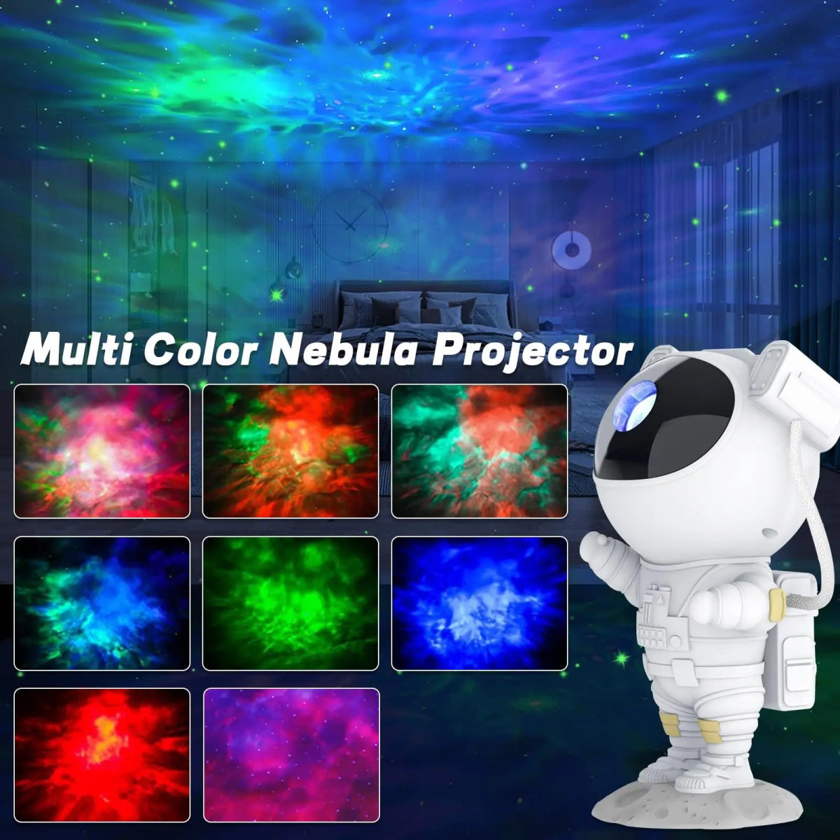 Astronaut Galaxy Star Projector - Nebula LED Light - My Own Cosmos