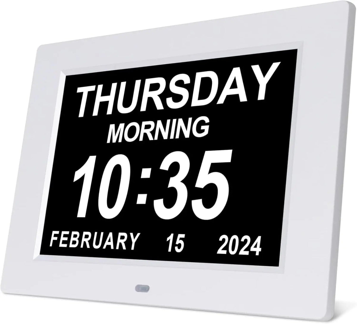Dementia Care Clock Extra - Large Digital Display for Seniors - My Own Cosmos
