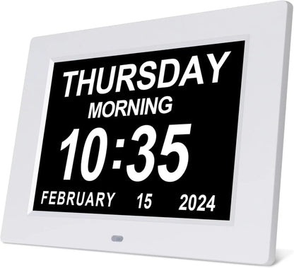 Dementia Care Clock Extra - Large Digital Display for Seniors - My Own Cosmos