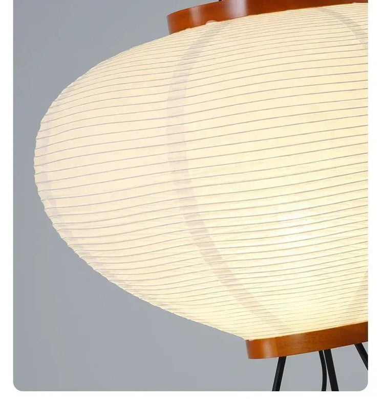 Elegant Wabi - Sabi Rice Paper Floor Lamp - My Own Cosmos