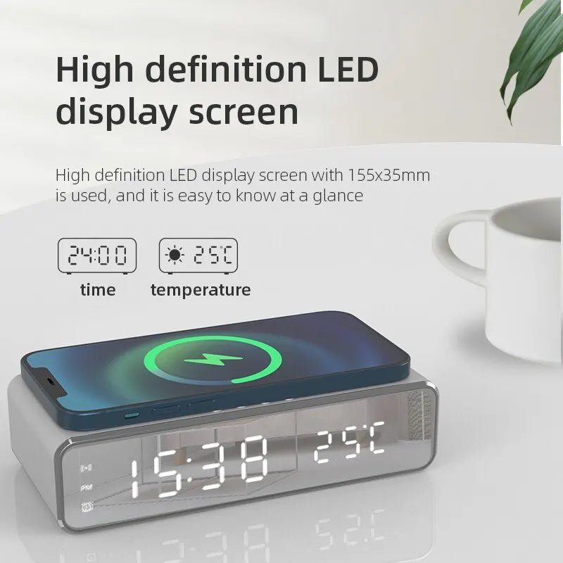Fast Wireless Charger & LED Alarm Clock with Thermometer - My Own Cosmos