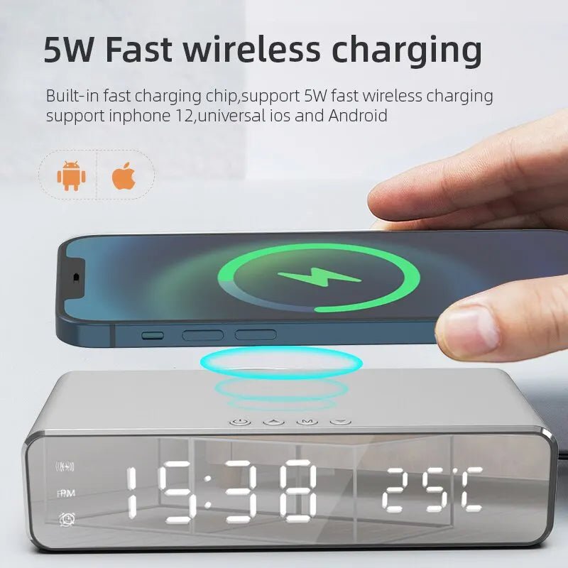 Fast Wireless Charger & LED Alarm Clock with Thermometer - My Own Cosmos