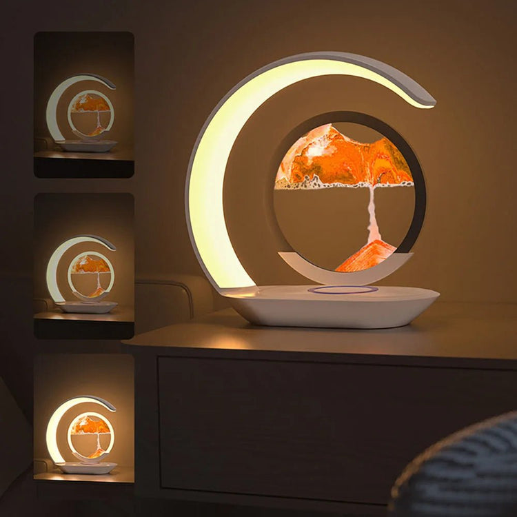 Hourglass Lamp with Wireless Charging - My Own Cosmos
