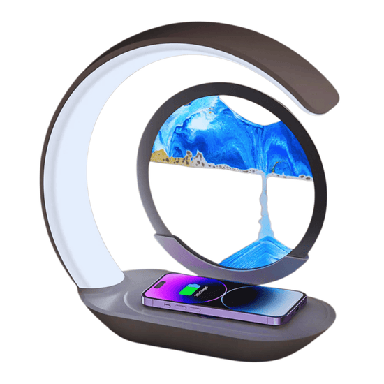 Hourglass Lamp with Wireless Charging - My Own Cosmos