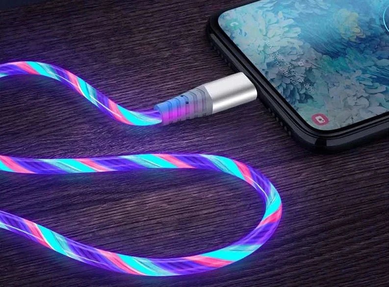 Luminous Flow Light Up Cable 3A Fast Charging Cord - My Own Cosmos