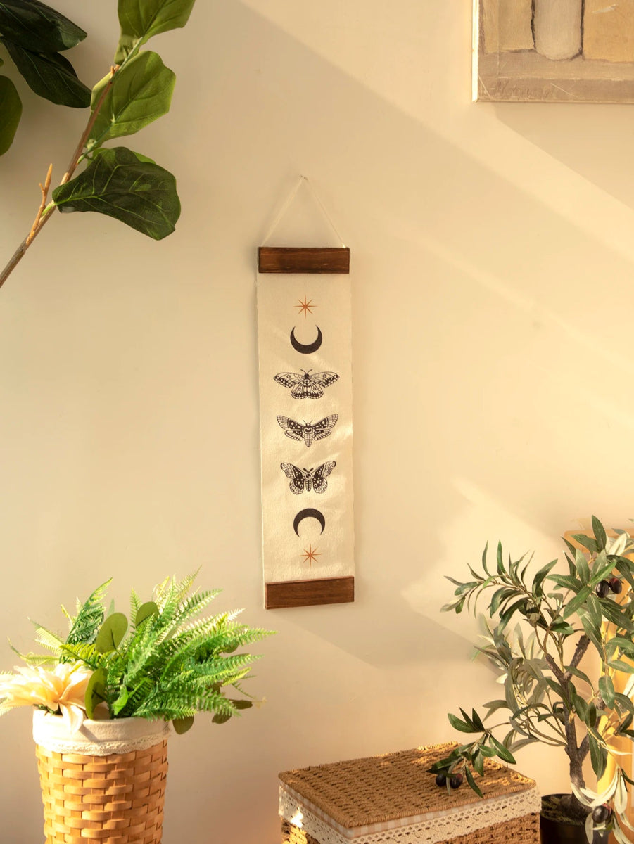 Macrame Wall Hanging Tapestry Moon Phases Boho Decor