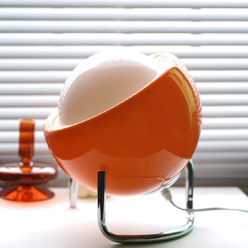 Minimalist Orange Slice Glass Lamp - My Own Cosmos