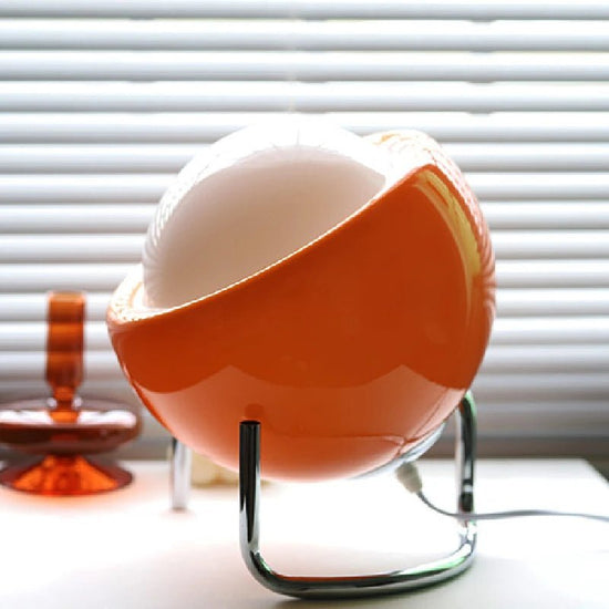 Minimalist Orange Slice Glass Lamp - My Own Cosmos