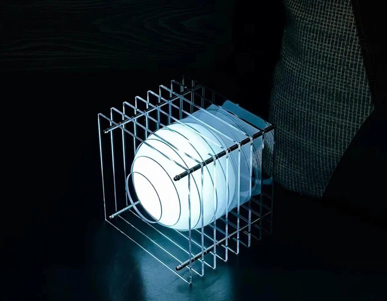 Modern Geometric Cage Mood Lamp - My Own Cosmos
