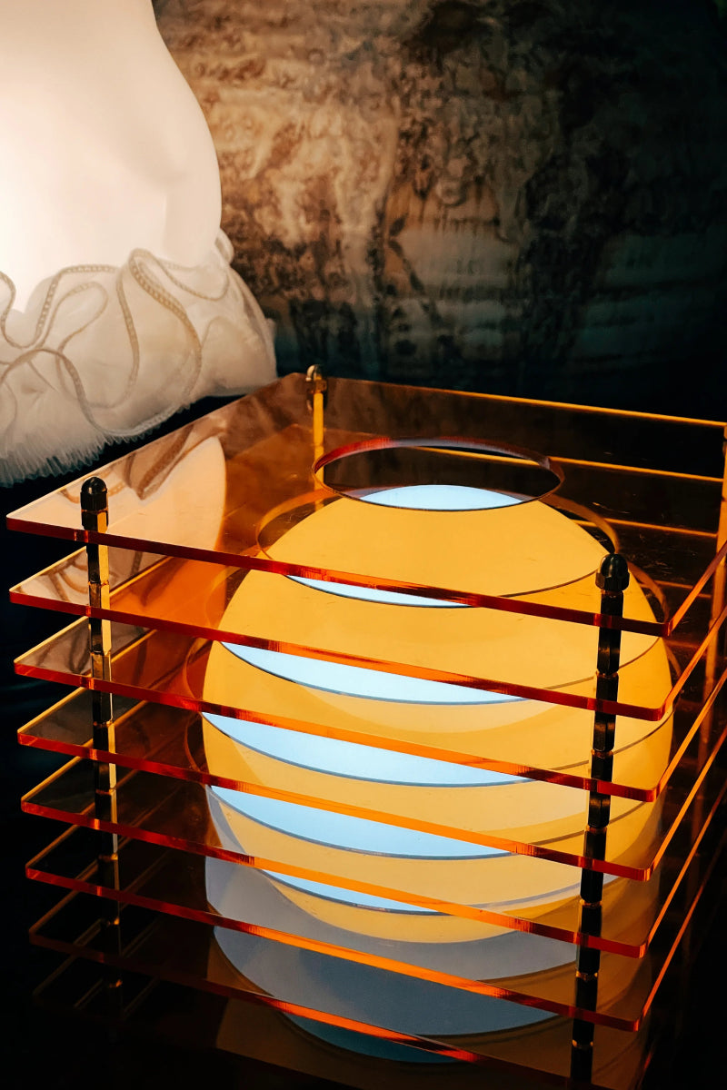 Modern Geometric Cage Mood Lamp - My Own Cosmos