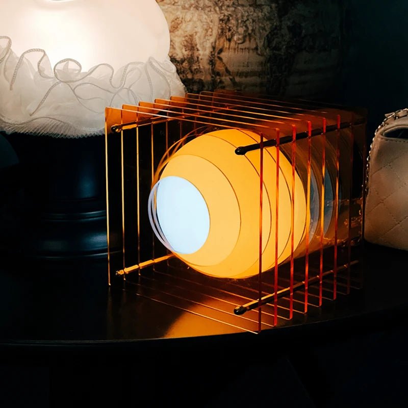 Modern Geometric Cage Mood Lamp - My Own Cosmos