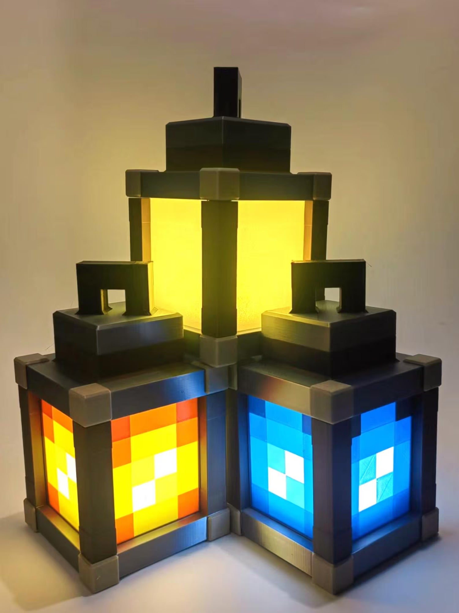 Pixel LED Lantern Night Light – Rechargeable RGB Lamp - My Own Cosmos