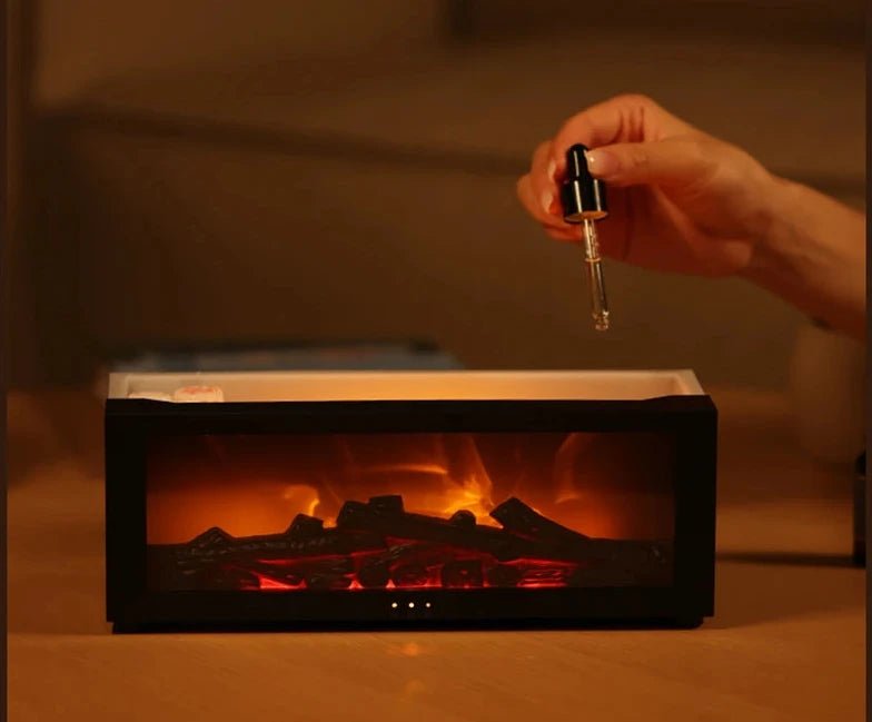 Realistic Flame Aroma Diffuser Humidifier - My Own Cosmos