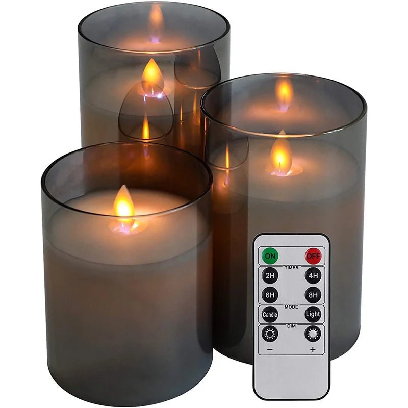 Rechargeable Candle 3Pcs Luxury Set - My Own Cosmos