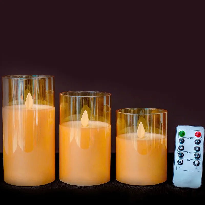 Rechargeable Candle 3Pcs Luxury Set - My Own Cosmos