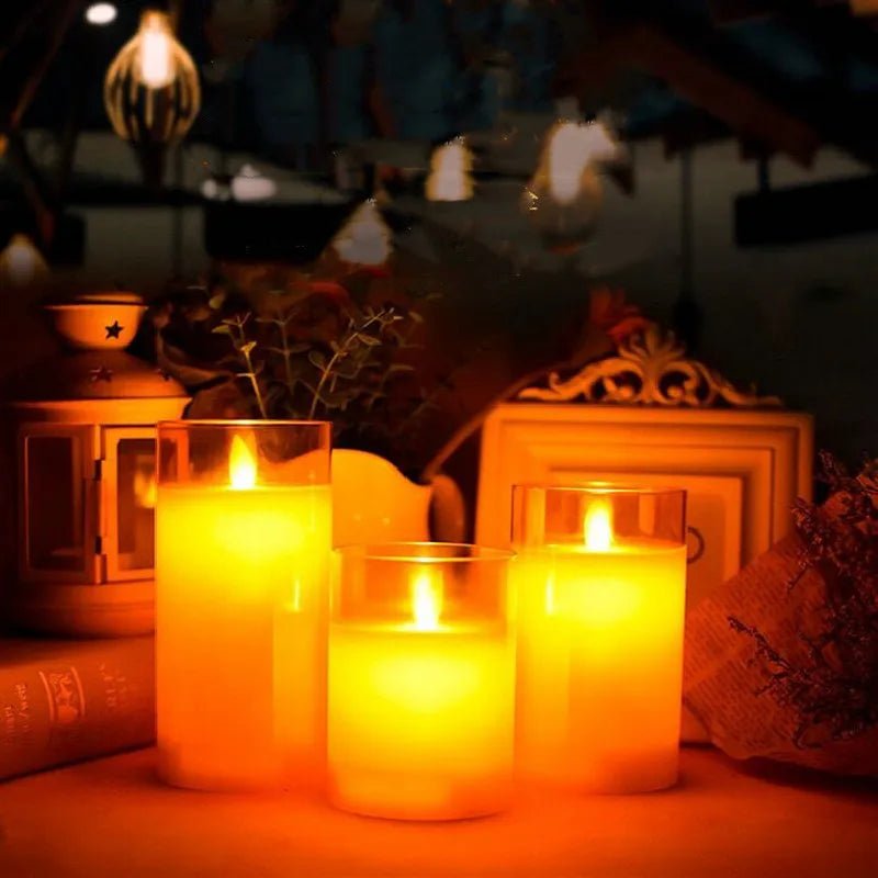 Rechargeable Candle 3Pcs Luxury Set - My Own Cosmos
