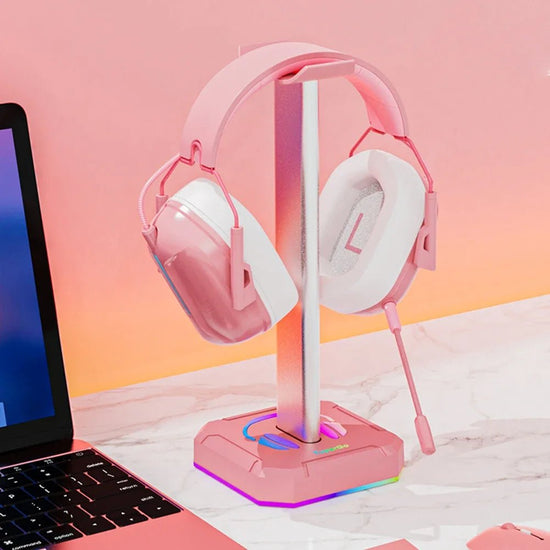 RGB Backlit Aluminum Headphone Stand - My Own Cosmos