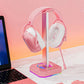 RGB Backlit Aluminum Headphone Stand - My Own Cosmos