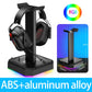 RGB Backlit Aluminum Headphone Stand - My Own Cosmos